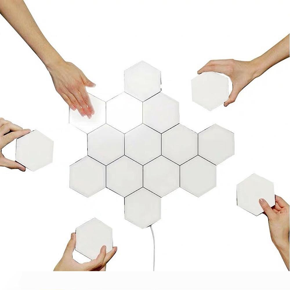LED Quantum Hexagonal Wall Lamp Modular Touch Sensor Light Fixture Smart Light DIY creative geometric assembly Lamp
LED Quantum Hexagonal Wall Lamp Modular Touch Sensor Light Fixture Smart Light DIY creative geometric assembly Lamp