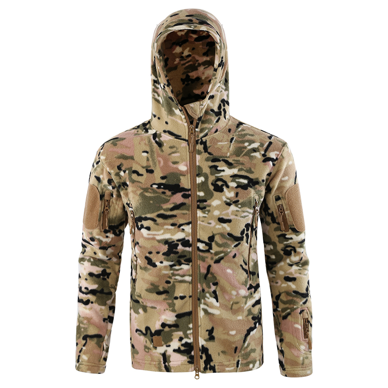 Brand Clothing Coat Men Thicken Warm Army Fleece Jacket Patchwork Multi Pockets Polartec Men' Jacket and Coats, Beige
Brand Clothing Coat Men Thicken Warm Army Fleece Jacket Patchwork Multi Pockets Polartec Men' Jacket and Coats, Beige