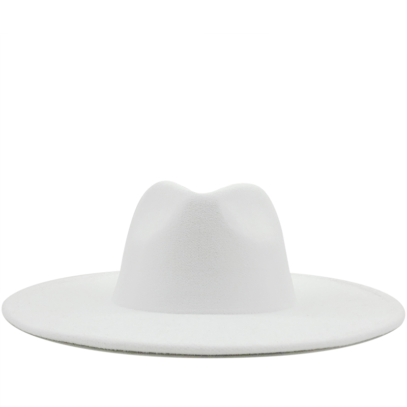 New British Style winter wool solid Classic fedoras cap men women panama jazz hat 9.5CM Wide Brim Big white Fedoras, 7cm khaki
New British Style winter wool solid Classic fedoras cap men women panama jazz hat 9.5CM Wide Brim Big white Fedoras, 7cm khaki
