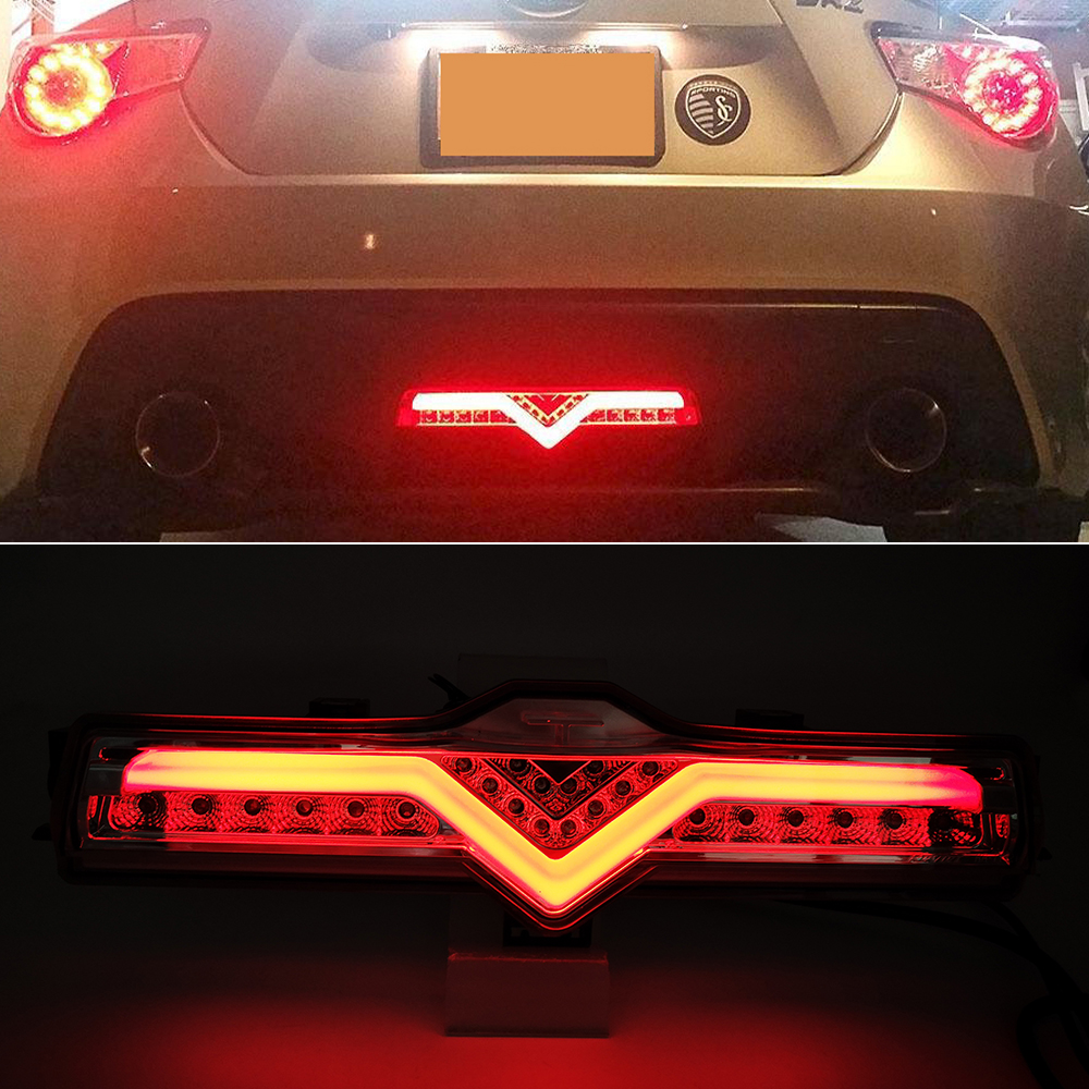 1PCS LED Reflector Rear Fog Light Tail Brake Reverse lamp Tail Rear lamp For Subaru BRZ Scion FR-S Toyota 86 GT GTS