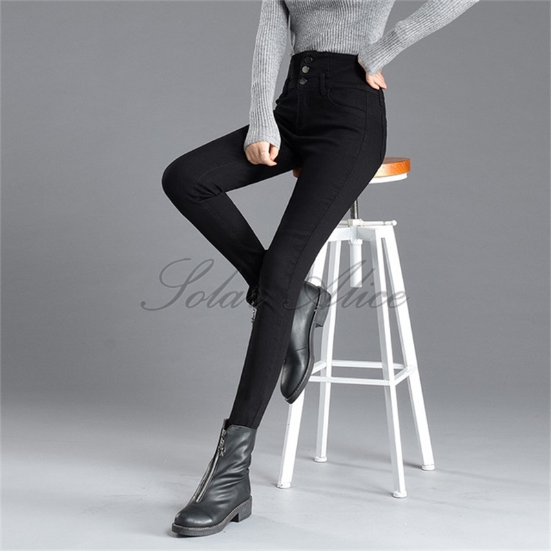 Free shipping 2020 autumn and winter women's new high-waisted small feet jeans tight-fitting slim and tall pencil casual pants, Black
Free shipping 2020 autumn and winter women's new high-waisted small feet jeans tight-fitting slim and tall pencil casual pants, Black