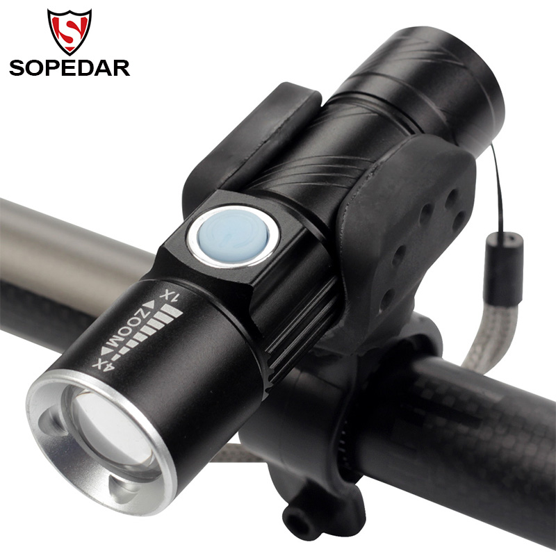 SOPEDAR 1000 Lumen Bike USB Rechargeable MTB Bike Front Light LED Zoom Headlight Built-In Battery Bicycle Accessories
SOPEDAR 1000 Lumen Bike USB Rechargeable MTB Bike Front Light LED Zoom Headlight Built-In Battery Bicycle Accessories