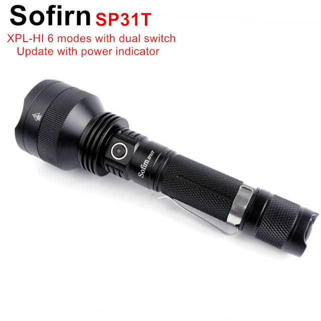 Sofirn SP31T High Powerful Led Cree XPL-HI 1000LM LED Torch Light Portable Lanterna 6 Modes With Memory Lamp
Sofirn SP31T High Powerful Led Cree XPL-HI 1000LM LED Torch Light Portable Lanterna 6 Modes With Memory Lamp