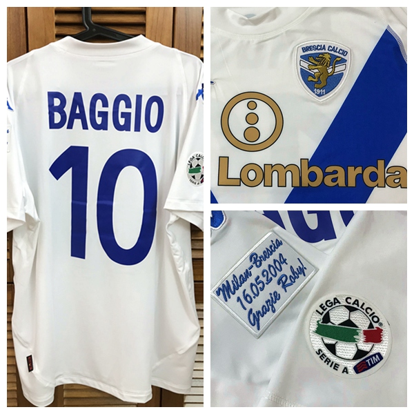 RETRO CLASSIC Brescia 03/04 Away Shirt Jersey Short sleeves Football BAGGIO Farewell Custom Name Patches Sponsors, 10 baggio
RETRO CLASSIC Brescia 03/04 Away Shirt Jersey Short sleeves Football BAGGIO Farewell Custom Name Patches Sponsors, 10 baggio
