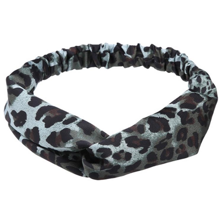 Girl Leopard Headband Yoga Crossed Hair Band Women Twist Accessory Face Headwrap Cloth Fashion Head Band