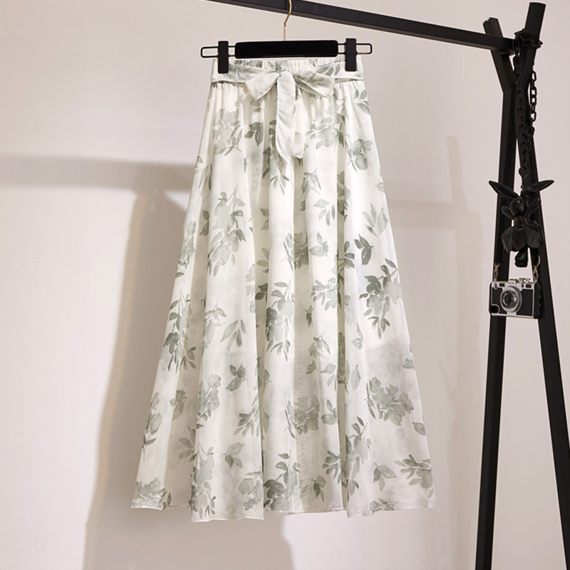 Long White Black Chiffon Sun School Skirt Women for 2020 Spring Summer Ladies Korean High Waist Midi Skirt Female
Long White Black Chiffon Sun School Skirt Women for 2020 Spring Summer Ladies Korean High Waist Midi Skirt Female