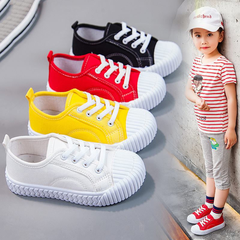 Children Canvas Shoes Boys White Students Shoes New Girls Casual Soft Bottom Biscuit Kids Non-slip Canvas Flats Size 21-38, Black
Children Canvas Shoes Boys White Students Shoes New Girls Casual Soft Bottom Biscuit Kids Non-slip Canvas Flats Size 21-38, Black