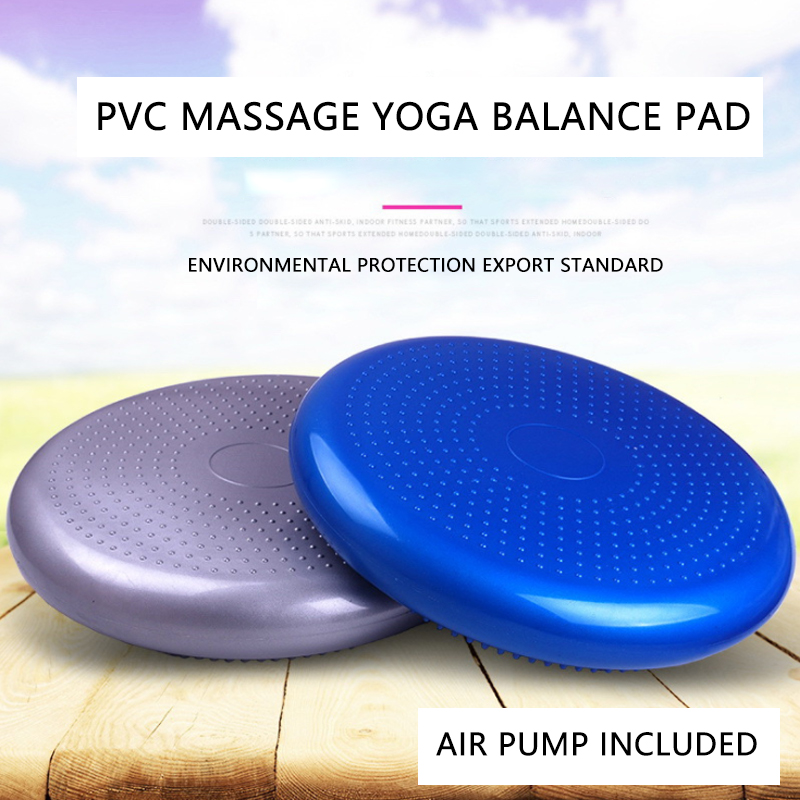 Inflatable Yoga Mat Massage Ball Durable Universal Sports Gym Fitness Yoga Explosion-Proof Stability Massage Mat, Black
Inflatable Yoga Mat Massage Ball Durable Universal Sports Gym Fitness Yoga Explosion-Proof Stability Massage Mat, Black
