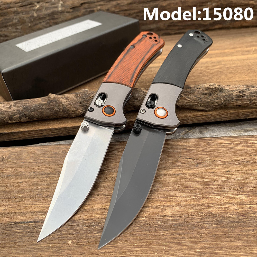 High-quality 15080-2 Crooked River Folding 9CR18MoV Blade wood Handles BM15080 Tactical Combat Hunting knife
High-quality 15080-2 Crooked River Folding 9CR18MoV Blade wood Handles BM15080 Tactical Combat Hunting knife