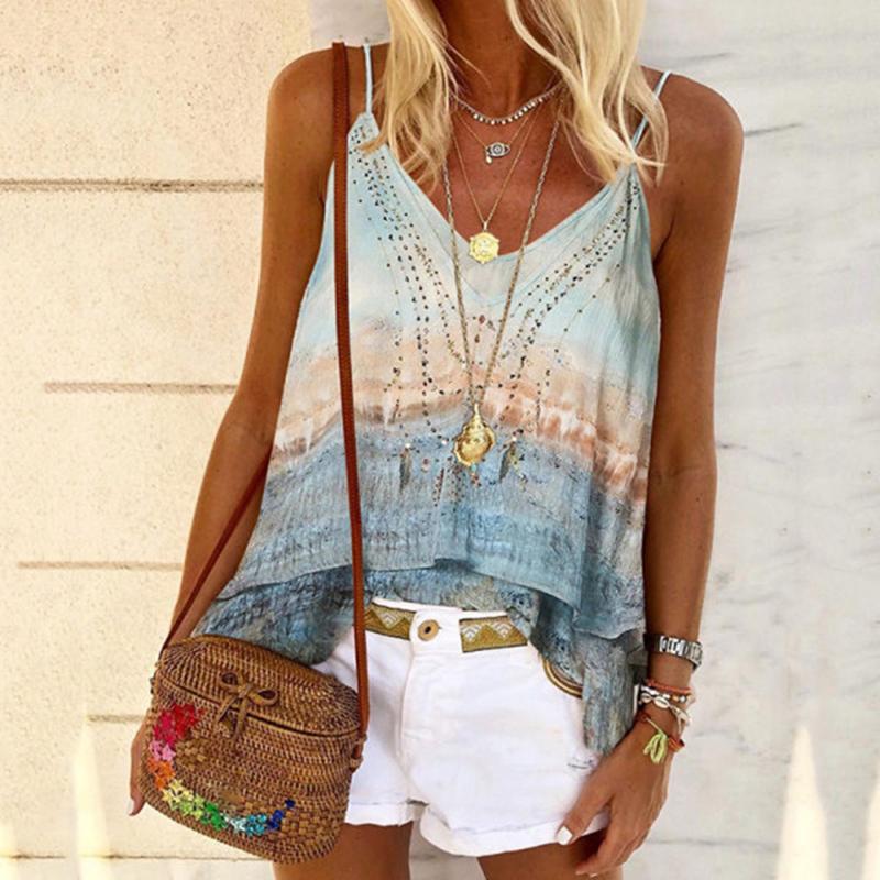 2020 Sexy Women Vest Yoga Top Sleeveless Straps Gradient Print Yoga Female Beach Tops Loose Backless Spaghetti Straps Clubwear, Green
2020 Sexy Women Vest Yoga Top Sleeveless Straps Gradient Print Yoga Female Beach Tops Loose Backless Spaghetti Straps Clubwear, Green