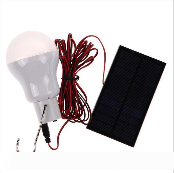 

0.8W 5V portable solar power LED bulb lamp solar panel applicable outdoor lighting camp tent fishing lamp garden light