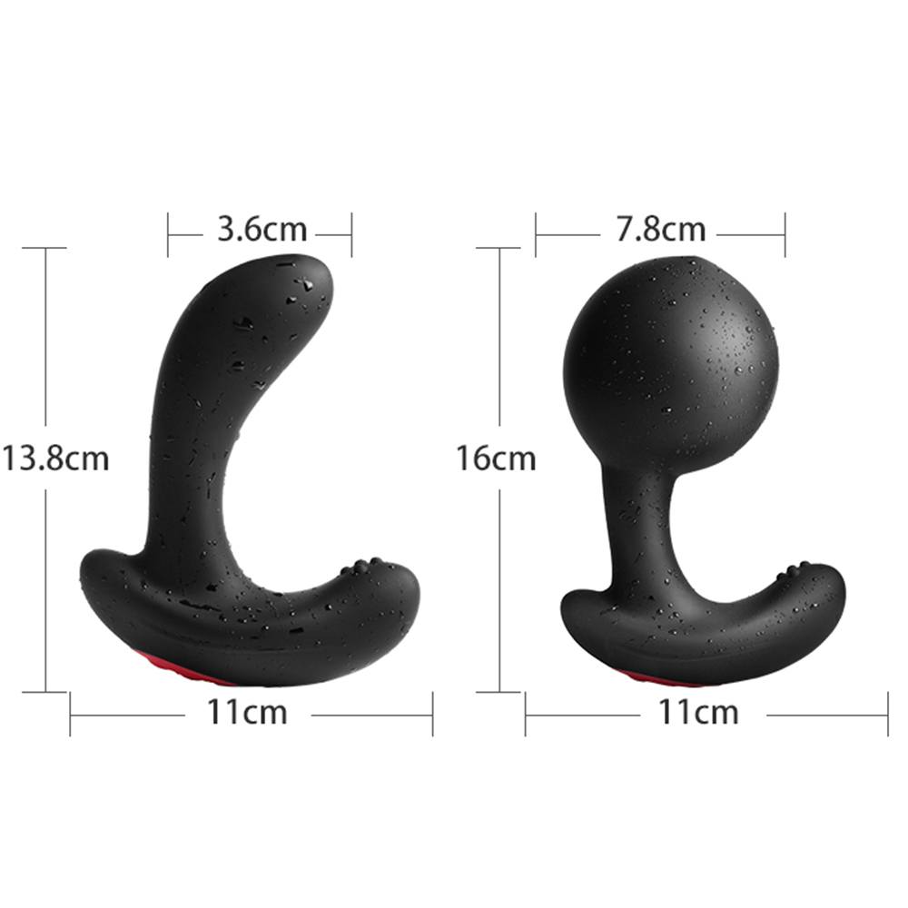Inflatable Huge Anal Dildo Vibrator Wireless Remote Control Male Prostate Massager Big Butt Plug Anal Expansion Sex Toys For Men T200713