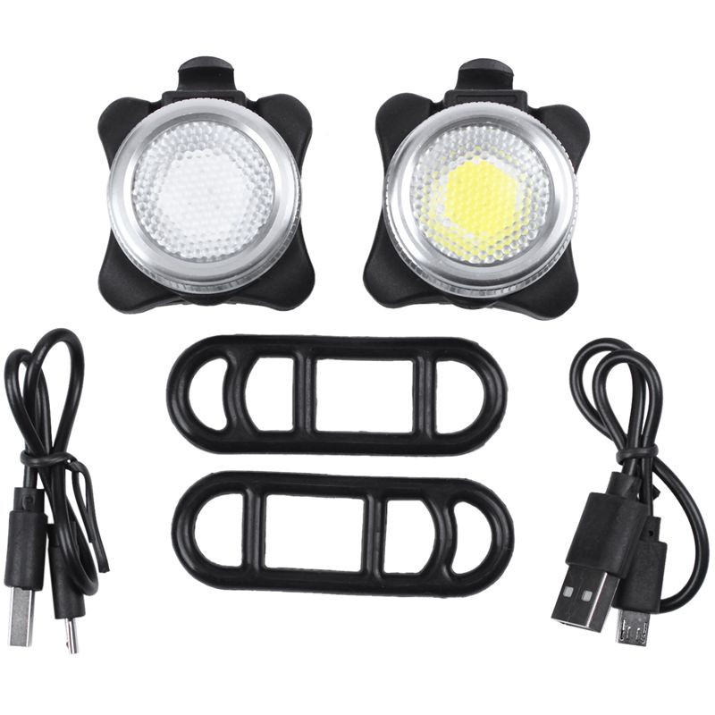 Ultra-Bright USB Rechargeable Bike COB LED Head Front Rear Tail Clip Warning Light Lamp
Ultra-Bright USB Rechargeable Bike COB LED Head Front Rear Tail Clip Warning Light Lamp