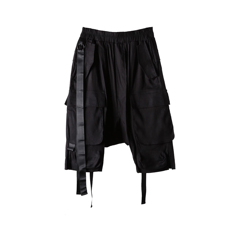 2020 New Men's clothing GD Stylist fashion street personality Big pocket harem pants stage singer costumes, Black
2020 New Men's clothing GD Stylist fashion street personality Big pocket harem pants stage singer costumes, Black