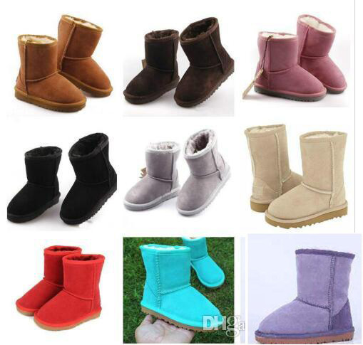 Free Shipping High Quality 5281 Boys And Girls Women's Classic Tall Boots Womens Boot Snow Boots Winter Boots Leather Boot 13Colors