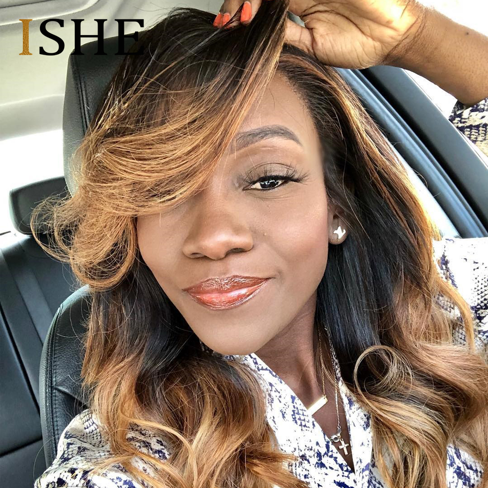 Honey Blonde HD Transparent Lace Wigs Colored 13x6 Front Lace Human Hair Wigs For Women Invisible Pre Plucked Body Wave ISHE 150, Blonde highlight
Honey Blonde HD Transparent Lace Wigs Colored 13x6 Front Lace Human Hair Wigs For Women Invisible Pre Plucked Body Wave ISHE 150, Blonde highlight
