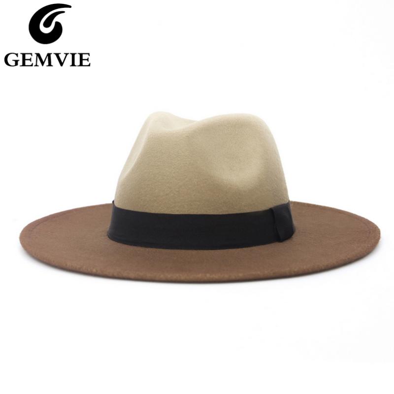 GEMVIE Gradient Color Wide Brim Fedora Hat For Women Felt Hat For Men Autumn Winter Panama Gamble Jazz Cap, Green
GEMVIE Gradient Color Wide Brim Fedora Hat For Women Felt Hat For Men Autumn Winter Panama Gamble Jazz Cap, Green