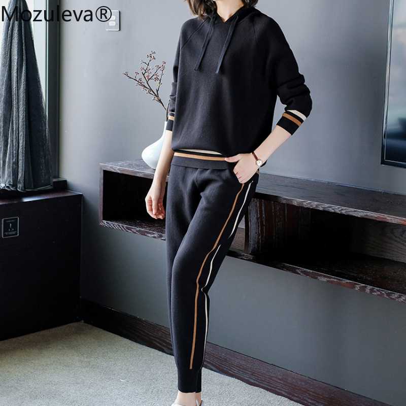 Mozuleva Autumn New Women's Fashion Casual Suit Travel Running Sportswear Long-sleeved Jacket Trousers Two-piece 2020 Femme Sets, Black
Mozuleva Autumn New Women's Fashion Casual Suit Travel Running Sportswear Long-sleeved Jacket Trousers Two-piece 2020 Femme Sets, Black