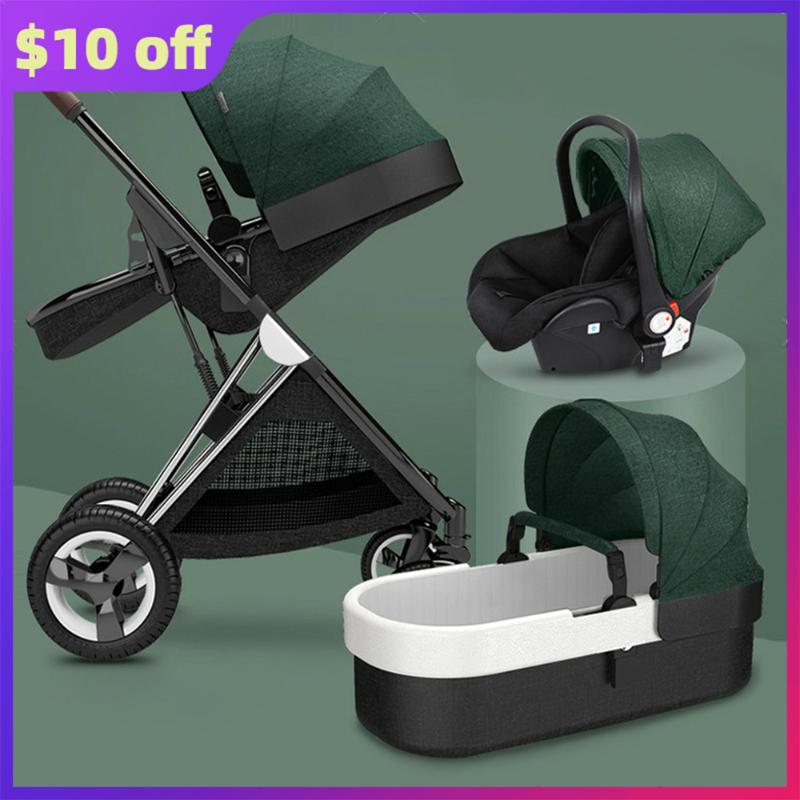 2020 Luxury Baby Stroller 3 in 1 High Landscape Baby Cart Collapsible Infant Pushchair Fashion Carriage Babyfond Traveling
2020 Luxury Baby Stroller 3 in 1 High Landscape Baby Cart Collapsible Infant Pushchair Fashion Carriage Babyfond Traveling