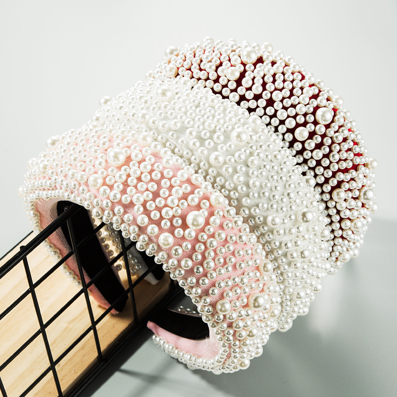ZA hair band female nail size full Pearl wide edge thickened sponge headband high-end luxury hair accessories
ZA hair band female nail size full Pearl wide edge thickened sponge headband high-end luxury hair accessories