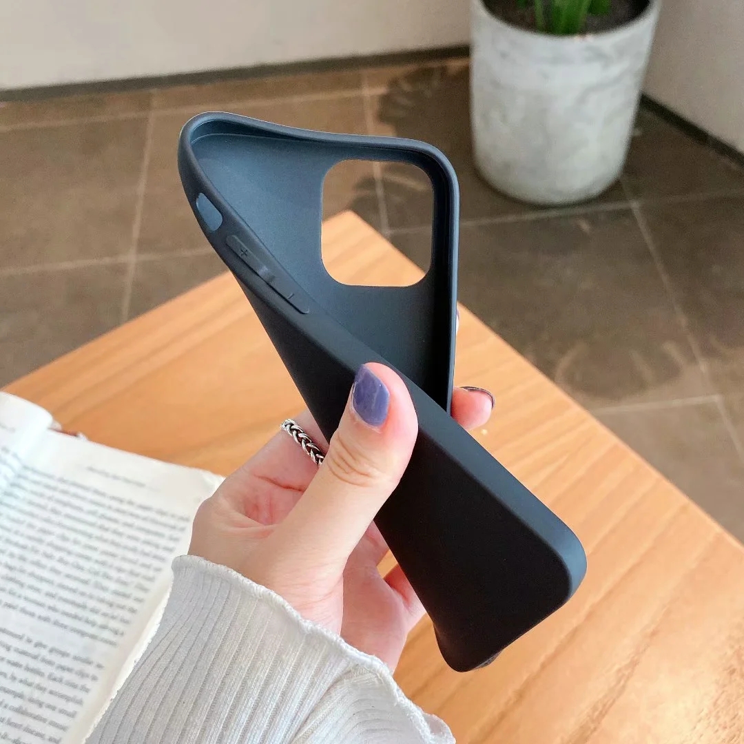 Slim Matte Soft TPU Cases For Iphone 16E 16 Plus 15 14 13 12 Pro Max 11 XR X XS 8 7 6 Samsung S25 Edge S24 Ultra Thin Plain Ultrathin Frosted Luxury M