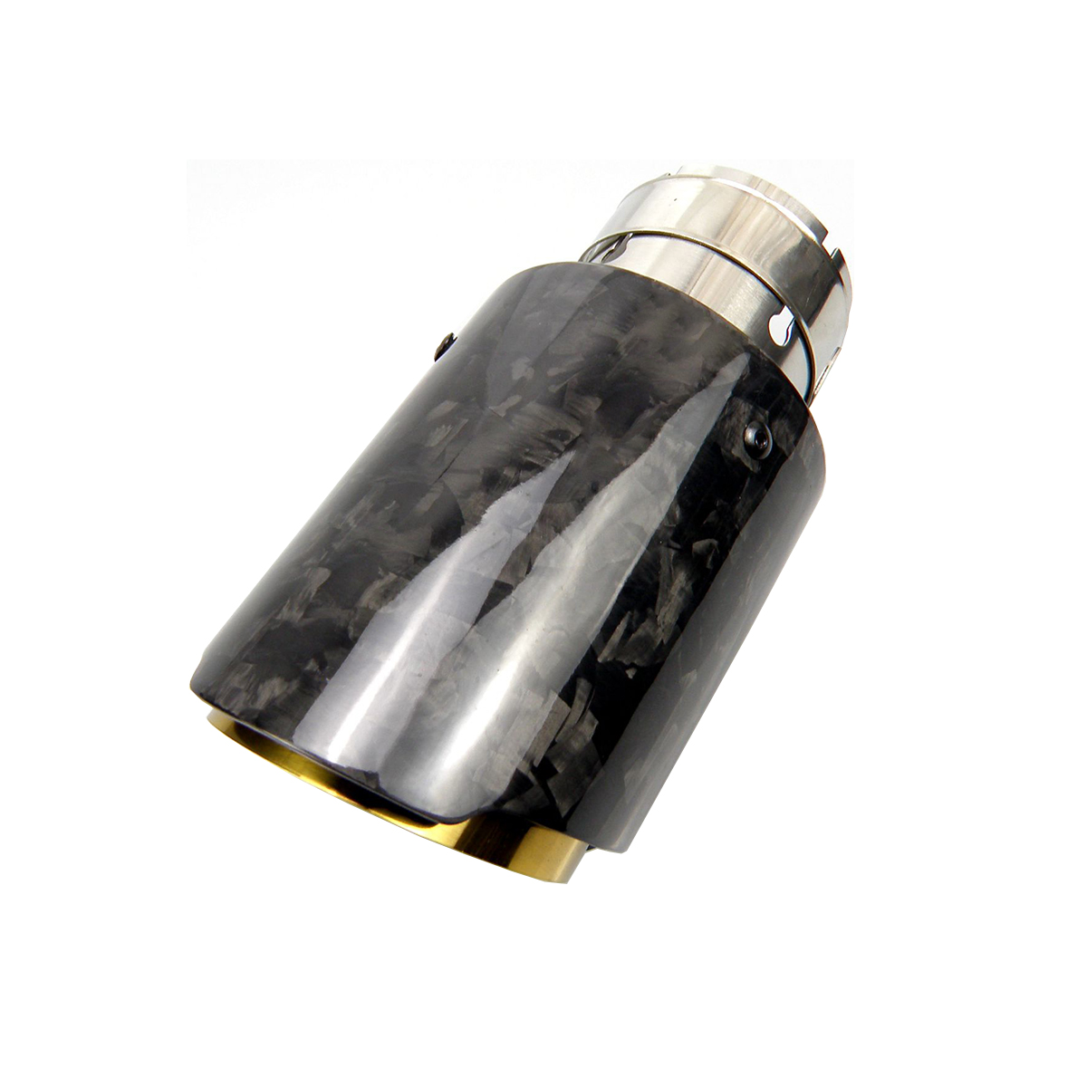 Car Universal Straight Edge Glossy Forged Carbon Fiber Exhaust Muffler Tip Exhaust End Pipe Tail Pipe Tip with golden stainless steel
Car Universal Straight Edge Glossy Forged Carbon Fiber Exhaust Muffler Tip Exhaust End Pipe Tail Pipe Tip with golden stainless steel