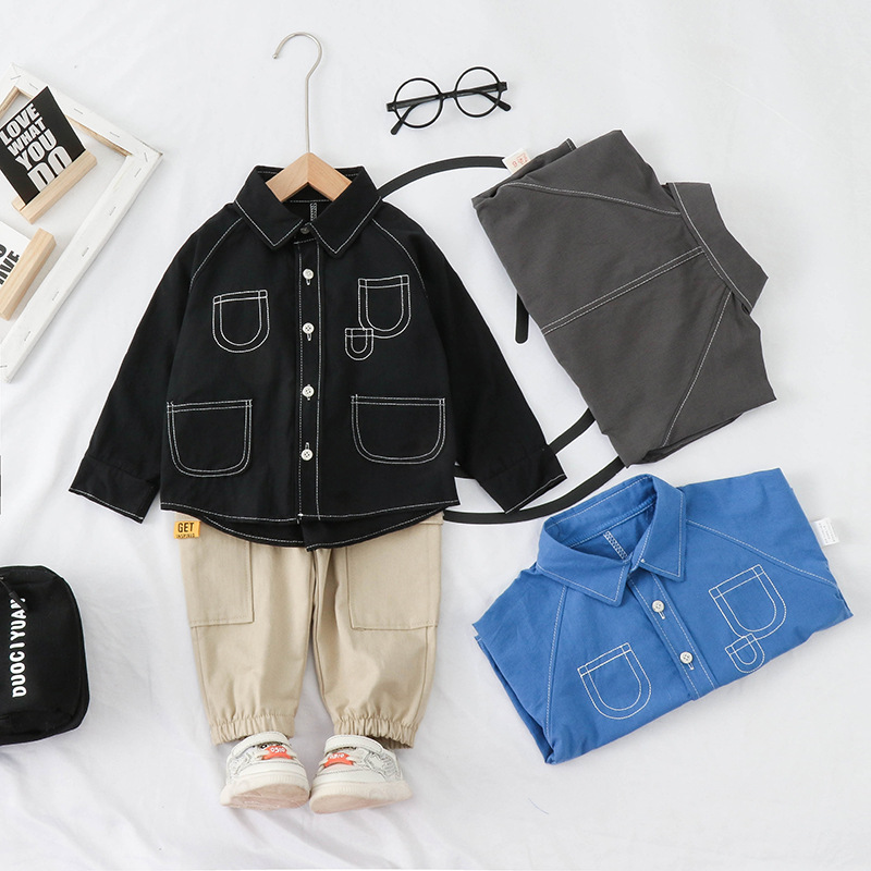 2020 boys clothing set spring autumn children casual coats+t-shirt+pants 3pcs tracksuits for boys kids sports suits clothing, Picture color
2020 boys clothing set spring autumn children casual coats+t-shirt+pants 3pcs tracksuits for boys kids sports suits clothing, Picture color
