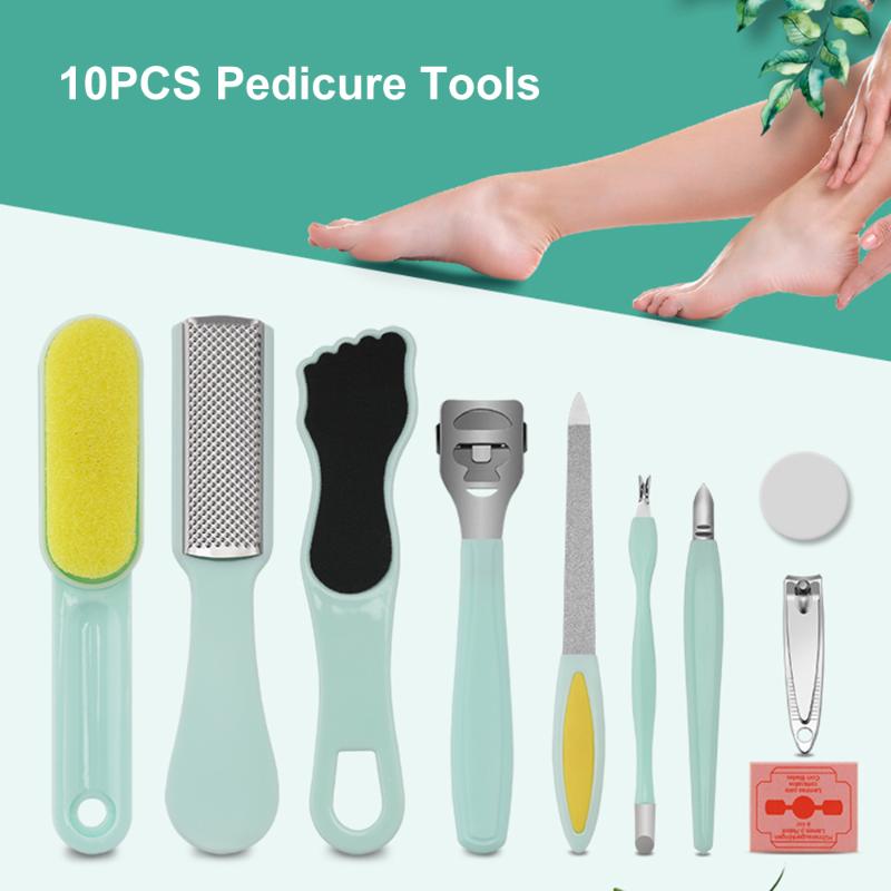 10PCS Pedicure Care Kit Stainless Steel Foot File Callus Remover Foot Rasp Toenail Clipper
10PCS Pedicure Care Kit Stainless Steel Foot File Callus Remover Foot Rasp Toenail Clipper
