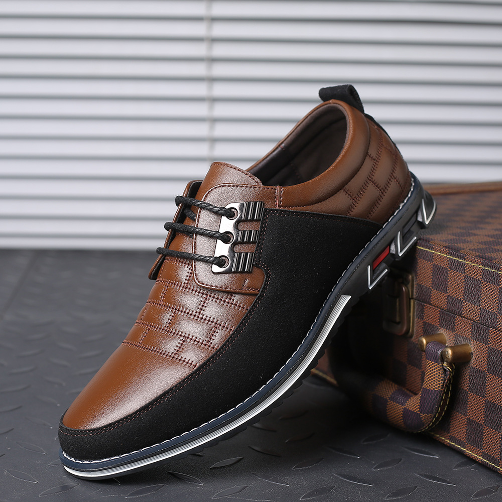Size13 Large size Men dress shoes cowskin shoes big range size travel flat heel shoes business gingham footwears male work loafer z197, Blue
Size13 Large size Men dress shoes cowskin shoes big range size travel flat heel shoes business gingham footwears male work loafer z197, Blue