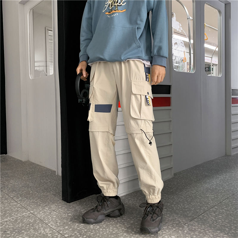 2020 Men's Fashion Trend Hip-hop Style Casual Pants Loose Apricot/black Color Trousers Streetwear Jogger Sweatpants -2XL
2020 Men's Fashion Trend Hip-hop Style Casual Pants Loose Apricot/black Color Trousers Streetwear Jogger Sweatpants -2XL