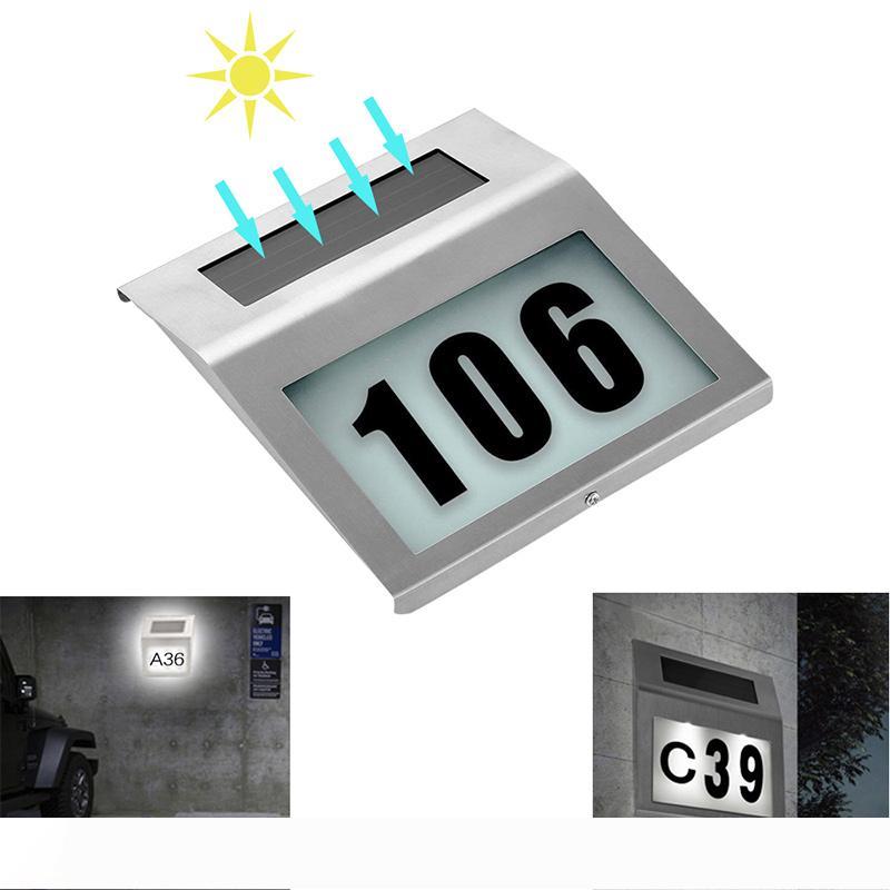Solar Powered LED Light Sign House Hotel Door Address Plaque Waterproof Number Digits Plate Lamp For Home Lighting Sign
Solar Powered LED Light Sign House Hotel Door Address Plaque Waterproof Number Digits Plate Lamp For Home Lighting Sign