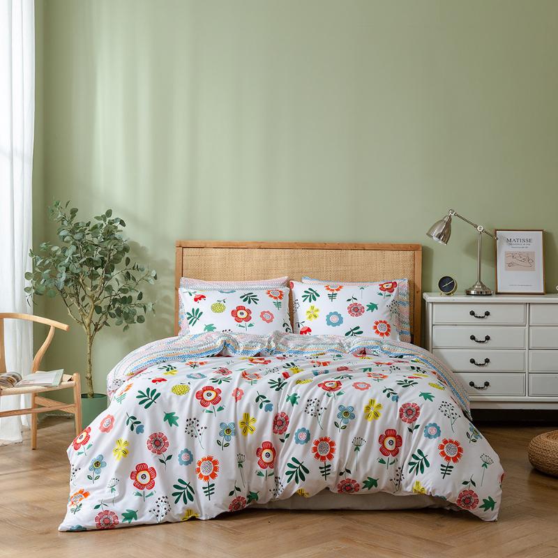 2/3 Pcs Blue Monet Garden Double Bed Linings Bedding Set Kids Lattice Bed Quilt Cover Various Flowers Quilt Cover Pillowcase, As picture
2/3 Pcs Blue Monet Garden Double Bed Linings Bedding Set Kids Lattice Bed Quilt Cover Various Flowers Quilt Cover Pillowcase, As picture
