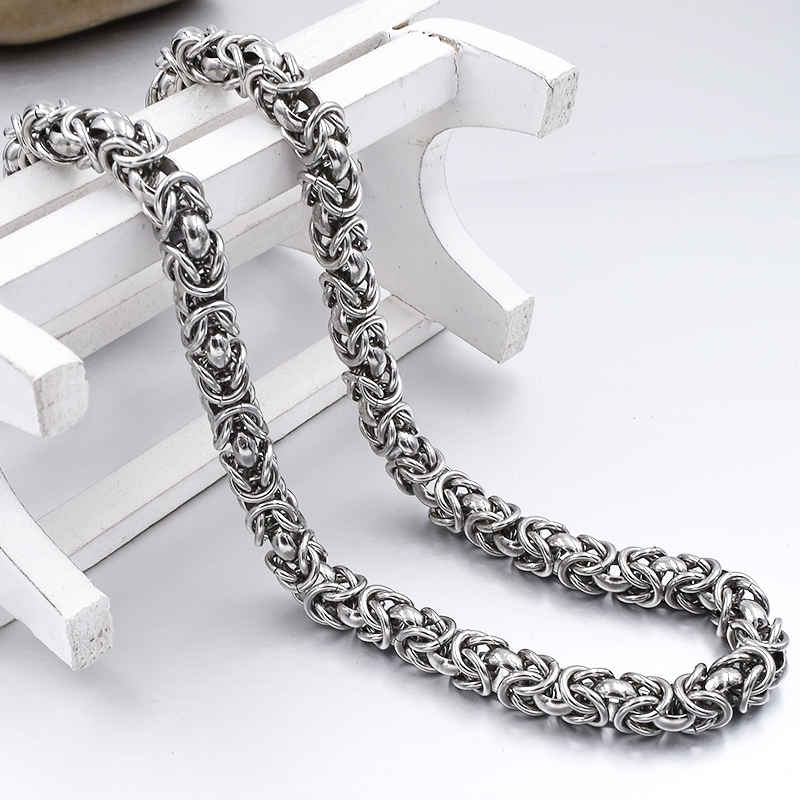 GOKADIMA 7mm 316L Stainless Steel Necklaces Byzantine Chain New Mens Jewelry 2020 Fashion Cool Gift, Wholesale WN021
GOKADIMA 7mm 316L Stainless Steel Necklaces Byzantine Chain New Mens Jewelry 2020 Fashion Cool Gift, Wholesale WN021