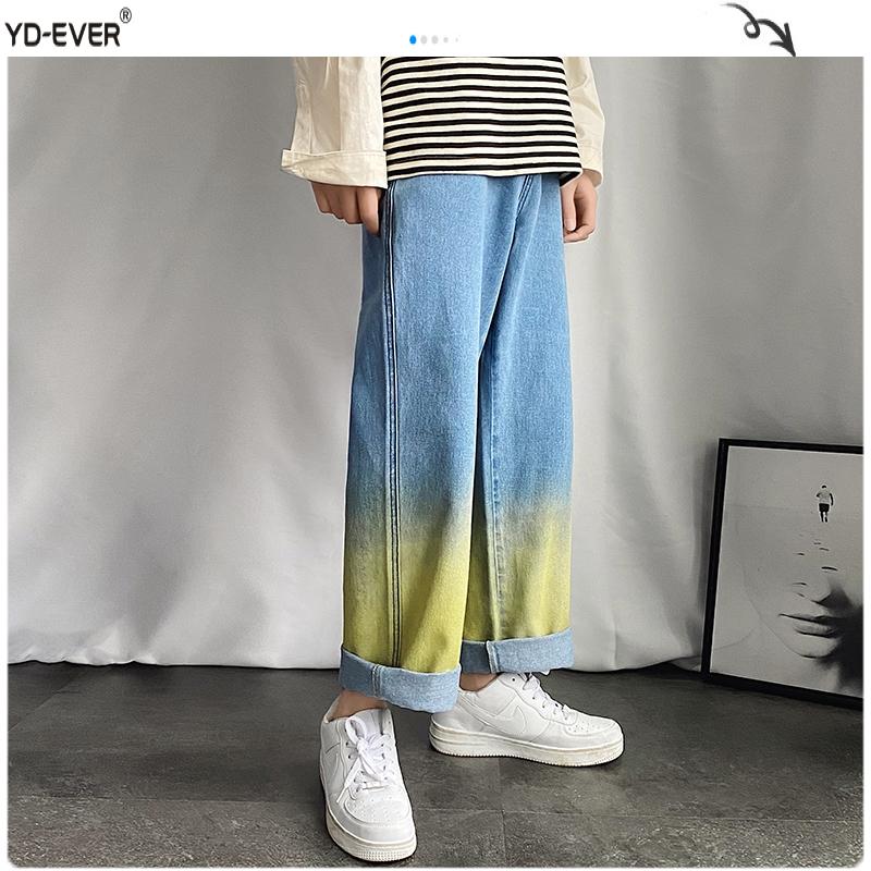 Korean Men's Gradient Straight Jeans 2020 Summer Women Wear Casual Denim Pants Man Loose Wide Leg Jeans Pants-d, Blue
Korean Men's Gradient Straight Jeans 2020 Summer Women Wear Casual Denim Pants Man Loose Wide Leg Jeans Pants-d, Blue