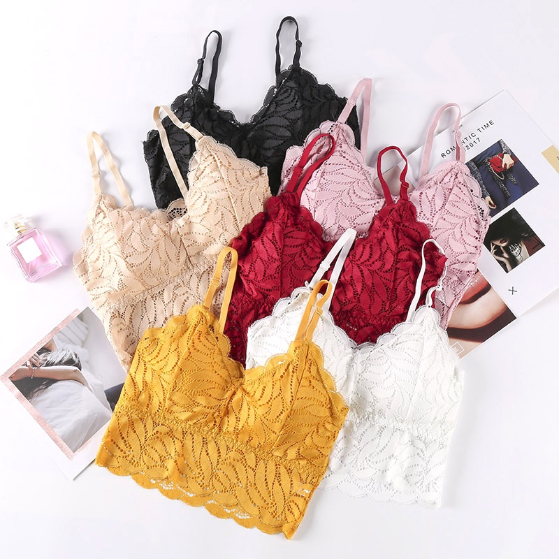 Sexy Lace Bralette Women Floral Tank Tops Solid Color Female Wire Free Lingerie Soft Padded Bra Sexy Bras Intimates 2020 New, 05
Sexy Lace Bralette Women Floral Tank Tops Solid Color Female Wire Free Lingerie Soft Padded Bra Sexy Bras Intimates 2020 New, 05