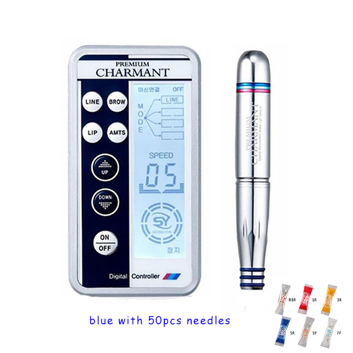Dermografo Charmant II with 50pcs needles Digita Profissional Micro Pigmentacao Charmant Agulhas MTS Pen Set Easy Click Novo
Dermografo Charmant II with 50pcs needles Digita Profissional Micro Pigmentacao Charmant Agulhas MTS Pen Set Easy Click Novo