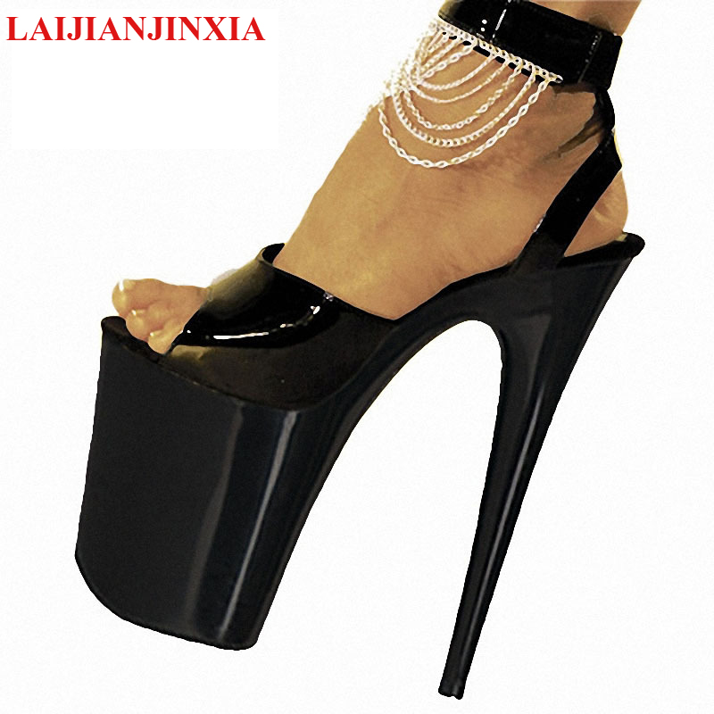 LAIJIANJINXIA New Roman sandals 23CM ultra high heels paint the foreign trade of the lacquer that bake big yards women shoes, Black
LAIJIANJINXIA New Roman sandals 23CM ultra high heels paint the foreign trade of the lacquer that bake big yards women shoes, Black