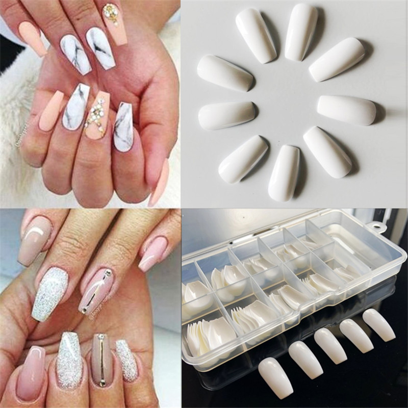 100 Transparent/White Ballerina Nail Art Tips False Coffin Nails Art Tips Flat Shape Full Cover Manicure Fake Nail, Beige
100 Transparent/White Ballerina Nail Art Tips False Coffin Nails Art Tips Flat Shape Full Cover Manicure Fake Nail, Beige