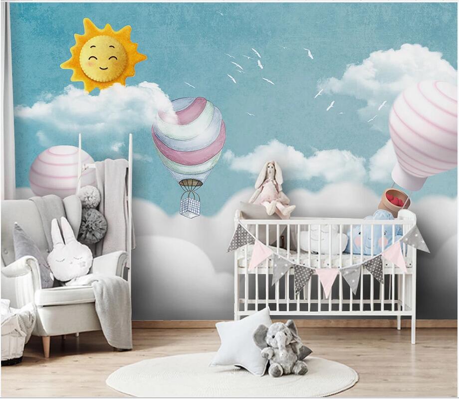 3d wall paper wall sticker custom photo Modern children's room sky cloud hot air balloon bedroom cartoon Home interior nature wall paper 3 d, Non-woven wallpaper
3d wall paper wall sticker custom photo Modern children's room sky cloud hot air balloon bedroom cartoon Home interior nature wall paper 3 d, Non-woven wallpaper