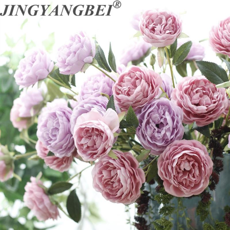 3 head Peony silk Artifical Flower branch rose bouquet Home Decoration Fake Flower wedding flowers, Red
3 head Peony silk Artifical Flower branch rose bouquet Home Decoration Fake Flower wedding flowers, Red