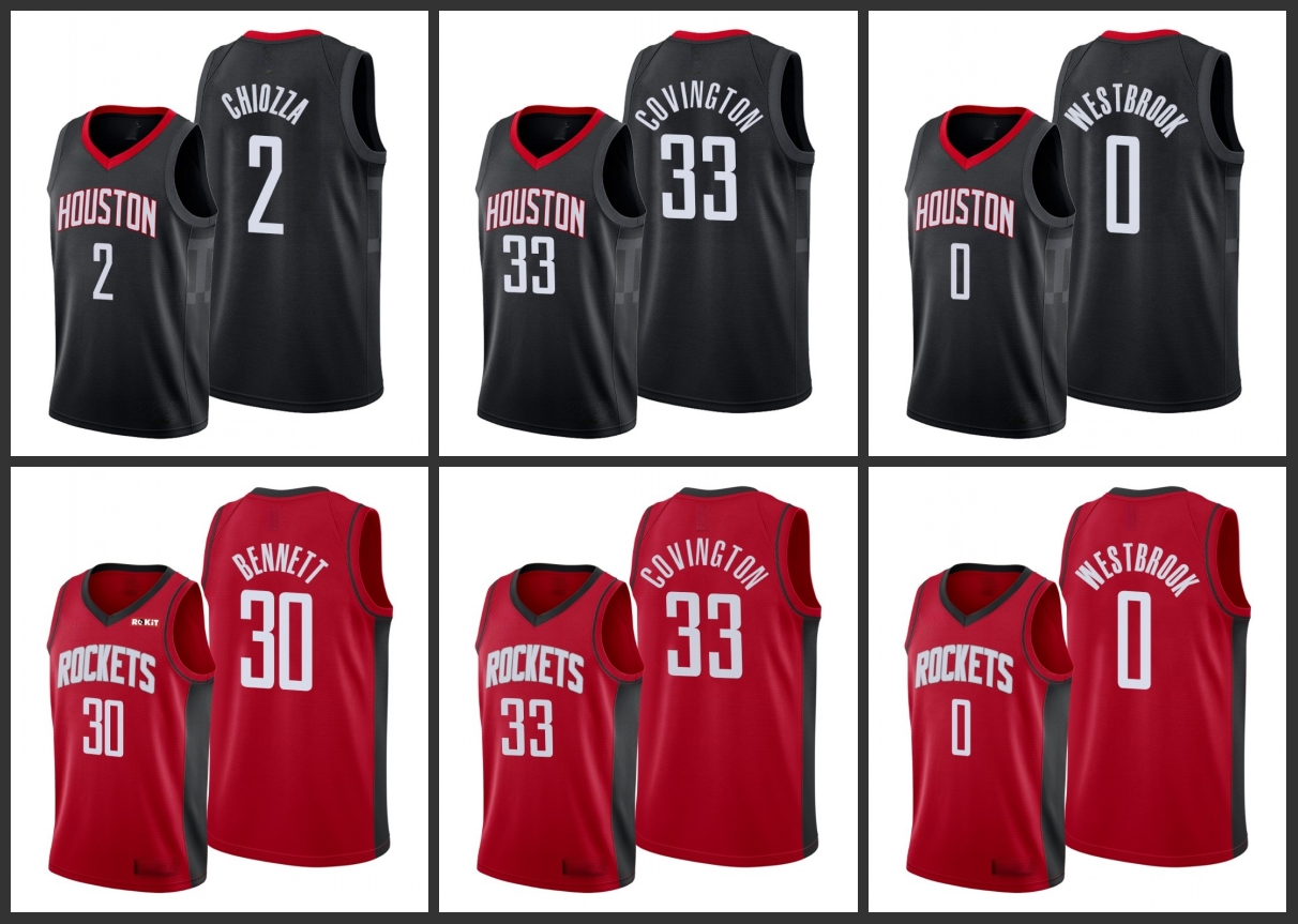 Houston Rockets Russell Westbrook Brandon Knight Anthony Bennett Robert Covington Earned Men Jersey, Black
Houston Rockets Russell Westbrook Brandon Knight Anthony Bennett Robert Covington Earned Men Jersey, Black