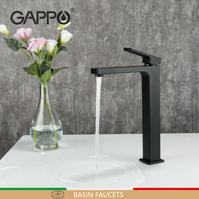 GAPPO Black Tall Basin Faucet Slim Bathroom Washbasin Water Mixer Tap Chrome Hot Cold Water Bathroom Sink Faucet Tap G1017-62
GAPPO Black Tall Basin Faucet Slim Bathroom Washbasin Water Mixer Tap Chrome Hot Cold Water Bathroom Sink Faucet Tap G1017-62