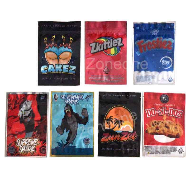 2020 Newest Mylar Bag Silverback Shark Cakez HeadStash Zkittlez Black Zourz Runtz Zunzet 3.5 7g bag for 420 dry herb flower
2020 Newest Mylar Bag Silverback Shark Cakez HeadStash Zkittlez Black Zourz Runtz Zunzet 3.5 7g bag for 420 dry herb flower