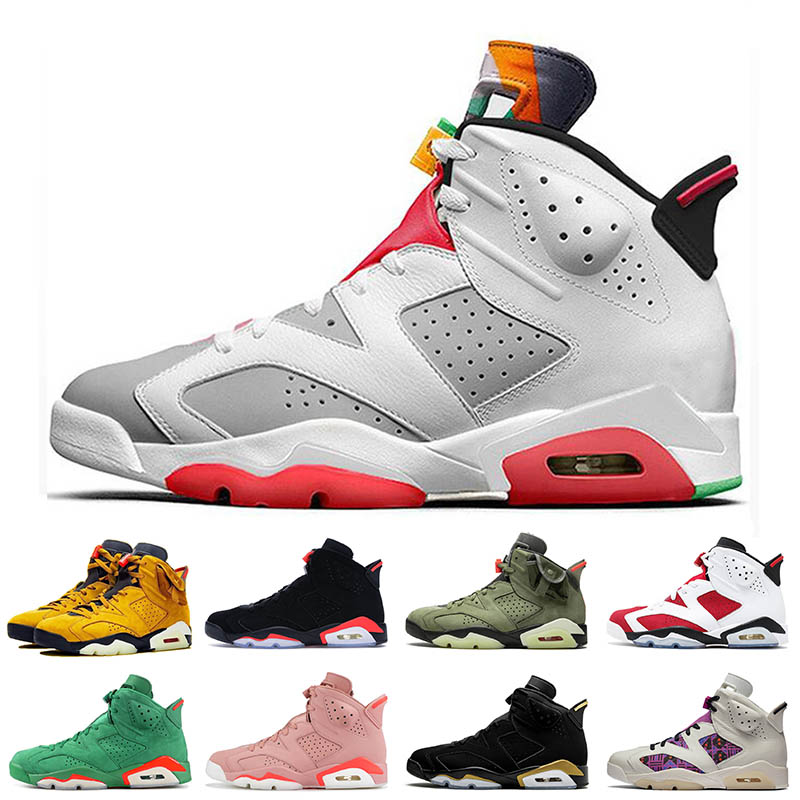 2020 Top Fashion Hare 6 JUMPMAN Womens Basketball Shoes Retro Mens Trainers Shoes Travis Scotts 6 6s Black Infrared DMP Sneakers size 13
2020 Top Fashion Hare 6 JUMPMAN Womens Basketball Shoes Retro Mens Trainers Shoes Travis Scotts 6 6s Black Infrared DMP Sneakers size 13