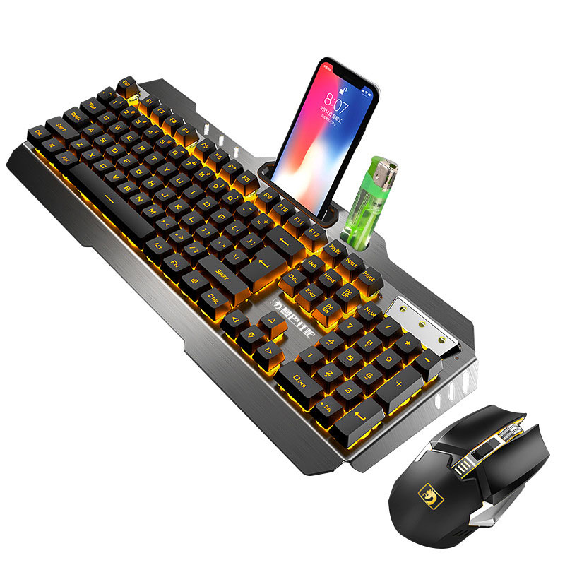 Xinmeng 670 2.4G wireless connection waterproof charging game luminous backlit manipulator keyboard and mouse set
Xinmeng 670 2.4G wireless connection waterproof charging game luminous backlit manipulator keyboard and mouse set