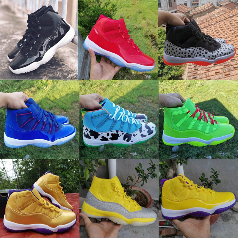 Jumpman Mens 11 11s Basketball Shoes 25th Anniversary Black Metallic Silver cow Ice cream Lime Green Trainers Sports Sneakers des chaussures
Jumpman Mens 11 11s Basketball Shoes 25th Anniversary Black Metallic Silver cow Ice cream Lime Green Trainers Sports Sneakers des chaussures