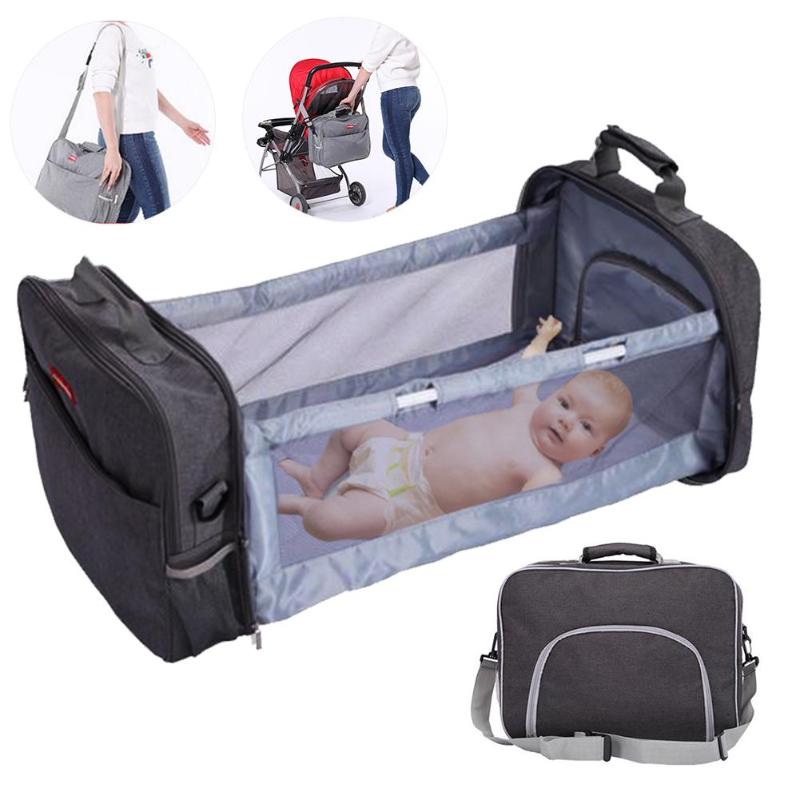 Portable Nappy Bag Mummy Large Capacity Stroller Bag Mom Baby Multi-function Waterproof Outdoor Travel Diaper Bags Baby Bed, Black
Portable Nappy Bag Mummy Large Capacity Stroller Bag Mom Baby Multi-function Waterproof Outdoor Travel Diaper Bags Baby Bed, Black