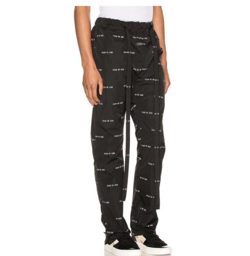 Summer thin print casual pants simple and comfortable high waist elastic strap ankle pants