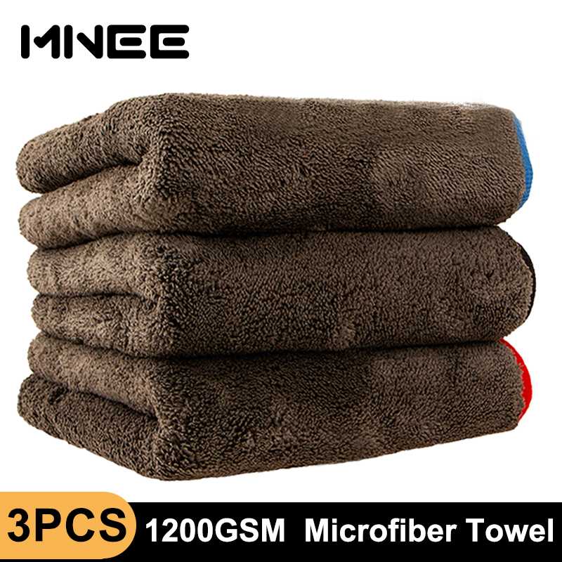 Microfiber Car Wash 1200GSM Car Detailing Towel Cleaning Drying Cloth Thick Washing Rag for Cars Kitchen Care Cloth
Microfiber Car Wash 1200GSM Car Detailing Towel Cleaning Drying Cloth Thick Washing Rag for Cars Kitchen Care Cloth