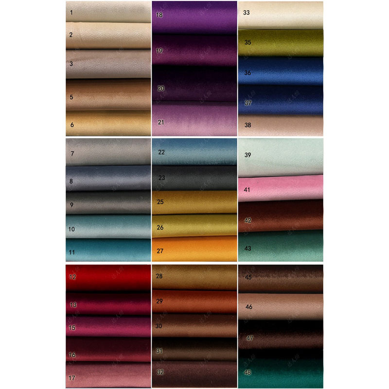 High Shading Solid Color Luxury Velvet Blackout Windows Curtain Drape Panel For Living Room Bedroom Interior Home Decoration